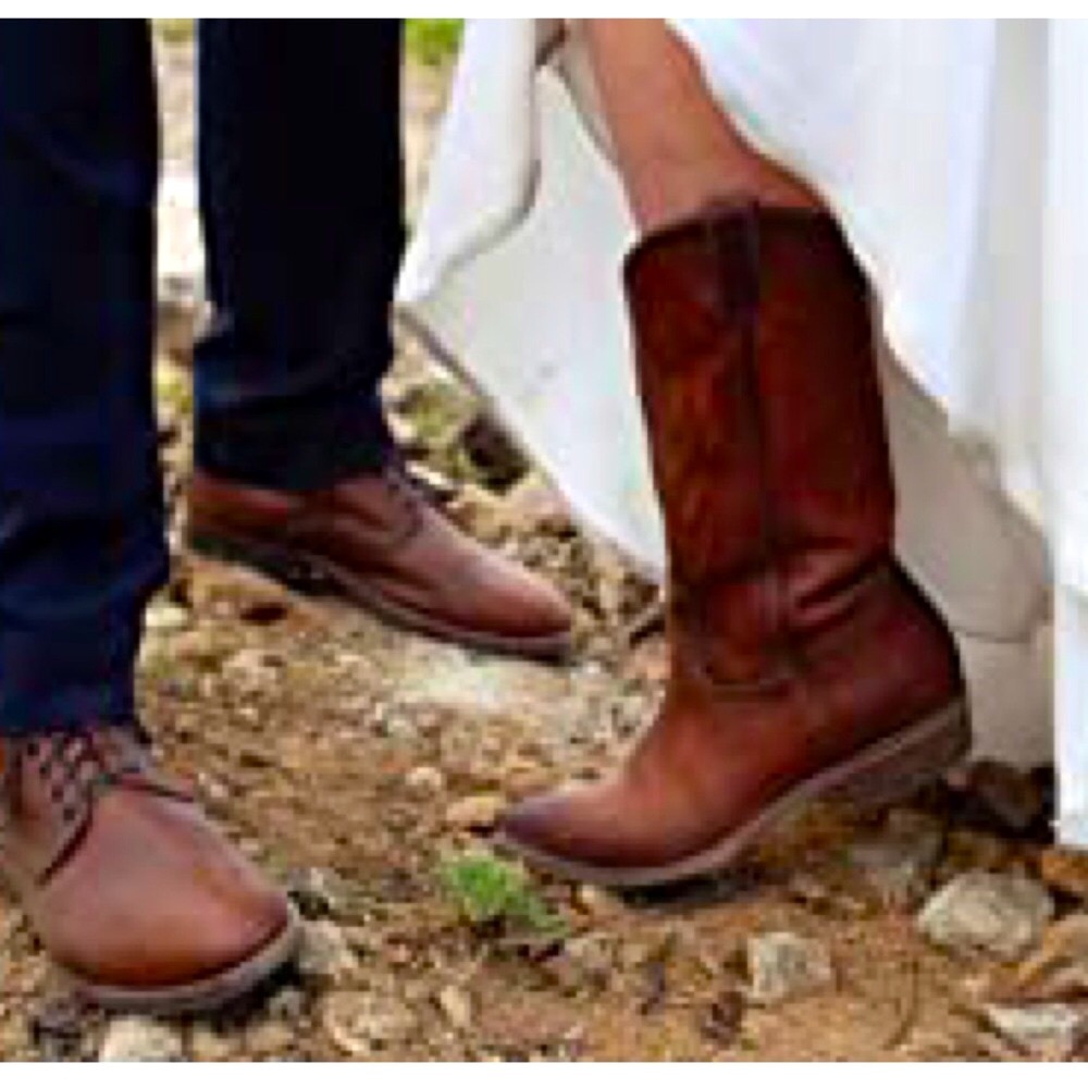 $399 Frye Billy Pull On Cognac Leather Western Low Heel Cowboy Rodeo Riding Boot - Picture 4 of 16
